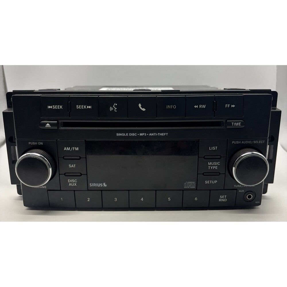 2007 - 2017 JEEP DODGE CHRYSLER Radio Sirius Aux MP3 DVD RND AM/FM OEM